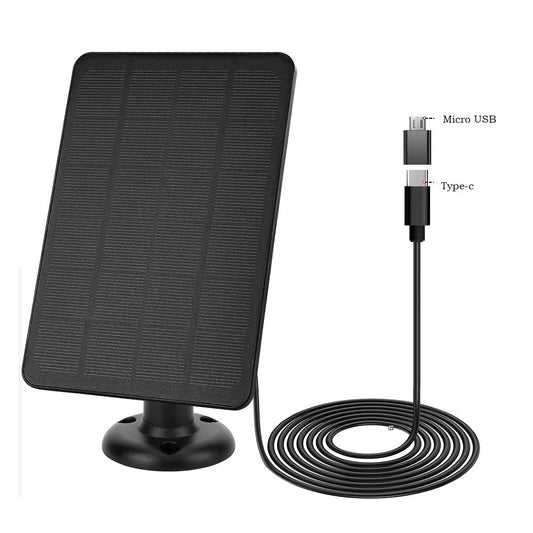 4W Solarpanel Ladegerät | Stromversorgung für Überwachungskameras